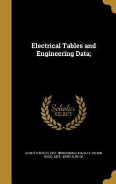 portada Electrical Tables and Engineering Data; (in English)