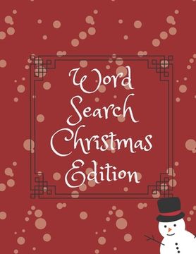 portada Word Search Christmas Edition: 75 Puzzle Pages With Word Search for Children and Adults! Large Print, Funny Gift For Everyone (75 Pages, 8.5 x 11) (en Inglés)