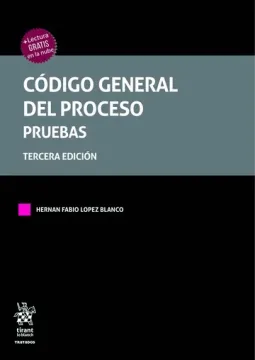 portada CÓDIGO GENERAL DEL PROCESO PRUEBAS - TERCERA EDICIÓN