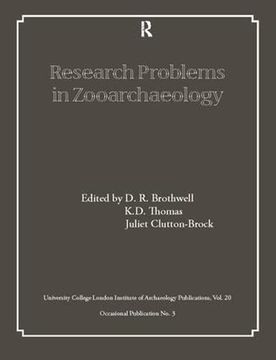 portada Research Problems in Zooarchaeology (en Inglés)