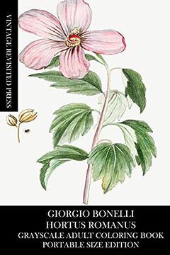 portada Giorgio Bonelli: Hortus Romanus Grayscale Adult Coloring Book 