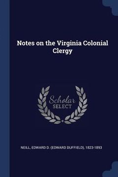 portada Notes on the Virginia Colonial Clergy