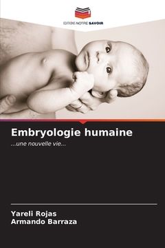 portada Embryologie humaine