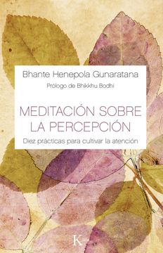 portada Meditacion Sobre la Percepcion (in Spanish)