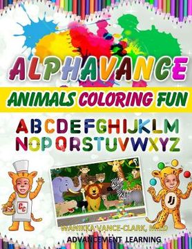 portada alphaVANCE Animal Coloring Fun (in English)