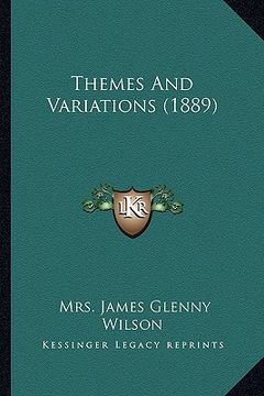 portada themes and variations (1889) (en Inglés)