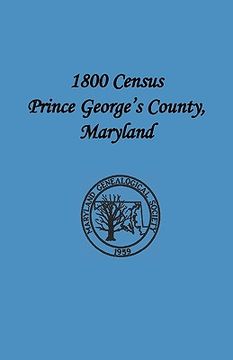 portada 1800 census prince george's county, maryland (en Inglés)