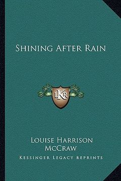 portada shining after rain (en Inglés)