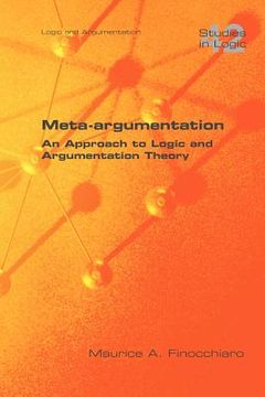 portada Meta-Argumentation. an Approach to Logic and Argumentation Theory (in English)