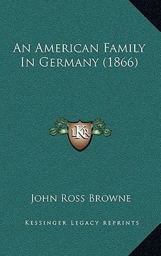 portada an american family in germany (1866) (en Inglés)