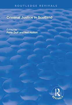 portada Criminal Justice in Scotland (en Inglés)