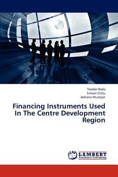 portada financing instruments used in the centre development region (en Inglés)