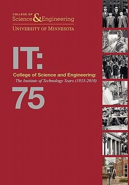 portada college of science and engineering: the institute of technology years (1935-2010) (en Inglés)