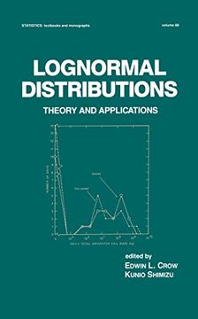 portada Lognormal Distributions (Statistics: A Series of Textbooks and Monographs) (en Inglés)