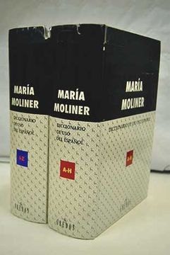 Libro Diccionario De Uso Del Español, María Moliner, ISBN 43219837 ...