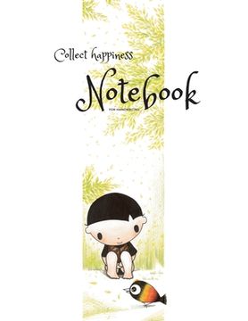 portada Collect happiness notebook for handwriting ( Volume 16)(8.5*11) (100 pages): Collect happiness and make the world a better place.