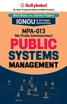portada MPA-013 Public Systems Management (in English)