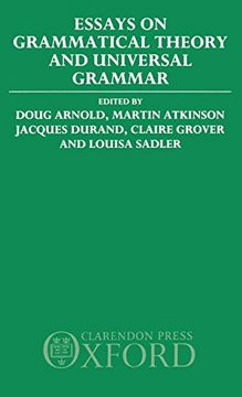 portada Essays on Grammatical Theory and Universal Grammar (en Inglés)