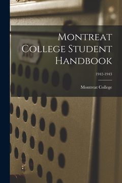portada Montreat College Student Handbook; 1942-1943 (en Inglés)