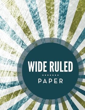 portada Wide Ruled Paper