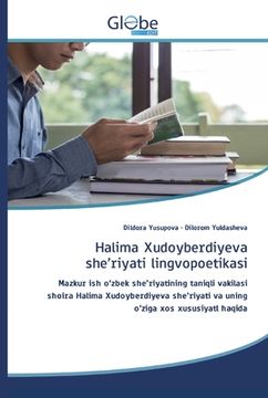 portada Halima Xudoyberdiyeva she'riyati lingvopoetikasi (en Uzbeko)