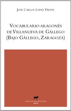 portada Vocabulario Aragonés de Villanueva de Gállego (in Spanish)