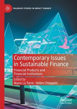 portada Contemporary Issues in Sustainable Finance: Financial Products and Financial Institutions (en Inglés)