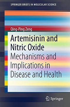 portada Artemisinin and Nitric Oxide: Mechanisms and Implications in Disease and Health (Springerbriefs in Molecular Science) (en Inglés)
