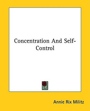 portada concentration and self-control (en Inglés)