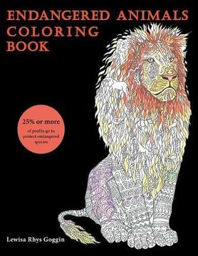 portada Endangered Animals Coloring Book (en Inglés)