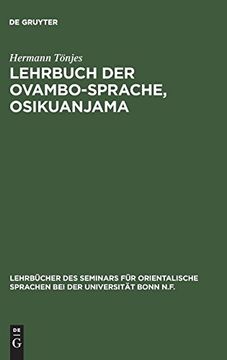 portada Lehrbuch der Ovambo-Sprache, Osikuanjama (en Alemán)