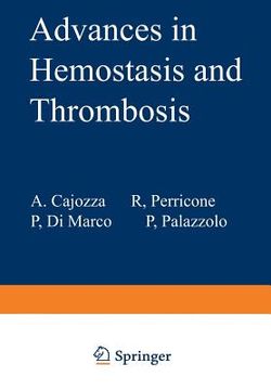 portada Advances in Hemostasis and Thrombosis (en Inglés)