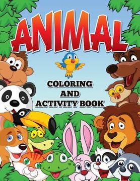 portada Animal Coloring and Activity Book (en Inglés)