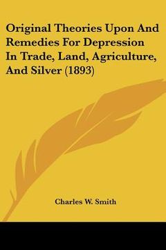 portada original theories upon and remedies for depression in trade, land, agriculture, and silver (1893) (en Inglés)