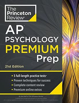 portada Princeton Review ap Psychology Premium Prep, 21St Edition: 5 Practice Tests + Complete Content Review + Strategies & Techniques (2024) (College Test Preparation) (en Inglés)