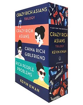 portada The Crazy Rich Asians Trilogy box set (libro en Inglés)
