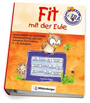 portada Fit mit der Eule - Extra: Arbeitsblätter zu Grammatik, Zeichensetzung und zum Besseren Formulieren, 3. Bis 6. Schuljahr (in German)