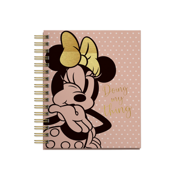 portada Cuaderno A5 Rosado Minnie  Disney
