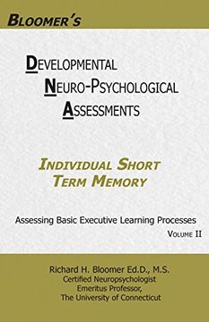 portada Bloomer's Developmental Neuropsychological Assessments   Volume II: Individual Short Term Memory: Volume 2