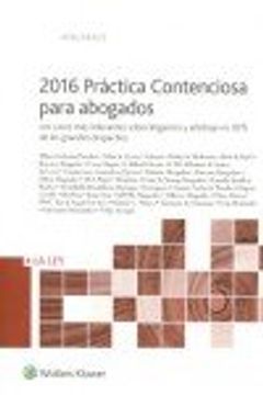 portada 2016 Práctica contenciosa para abogados (Anuarios)