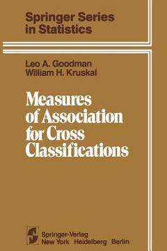 portada Measures of Association for Cross Classifications (en Inglés)