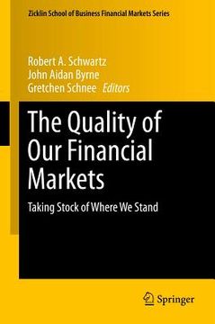 portada the quality of our financial markets: taking stock of where we stand