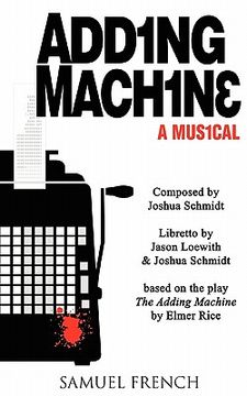 portada adding machine - a musical (in English)