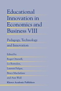 portada educational innovation in economics and business: pedagogy, technology and innovation viii (en Inglés)