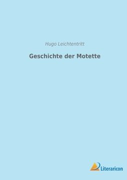 portada Geschichte der Motette 