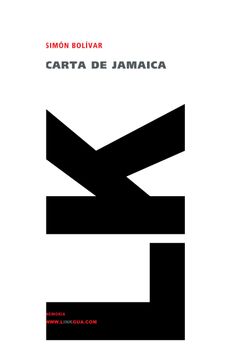 portada Carta de Jamaica / Letter From Jamaica