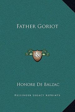 portada father goriot (en Inglés)