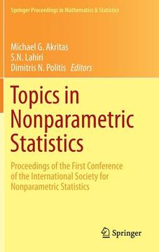 portada Topics in Nonparametric Statistics: Proceedings of the First Conference of the International Society for Nonparametric Statistics (en Inglés)