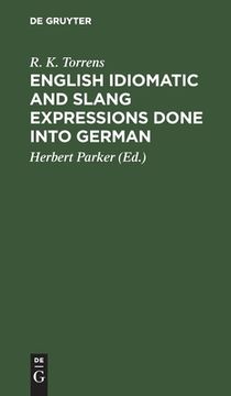 portada english idiomatic and slang expressions done into german