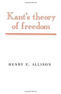 portada Kant's Theory of Freedom (en Inglés)